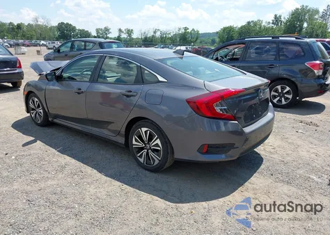 2018 Honda Civic Ex-T из США, поврежденный, VIN JHMFC1F39JX036740